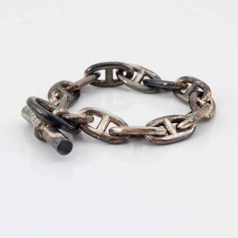 Hermès, a sterling silver 'Chaine D'ancre' bracelet.