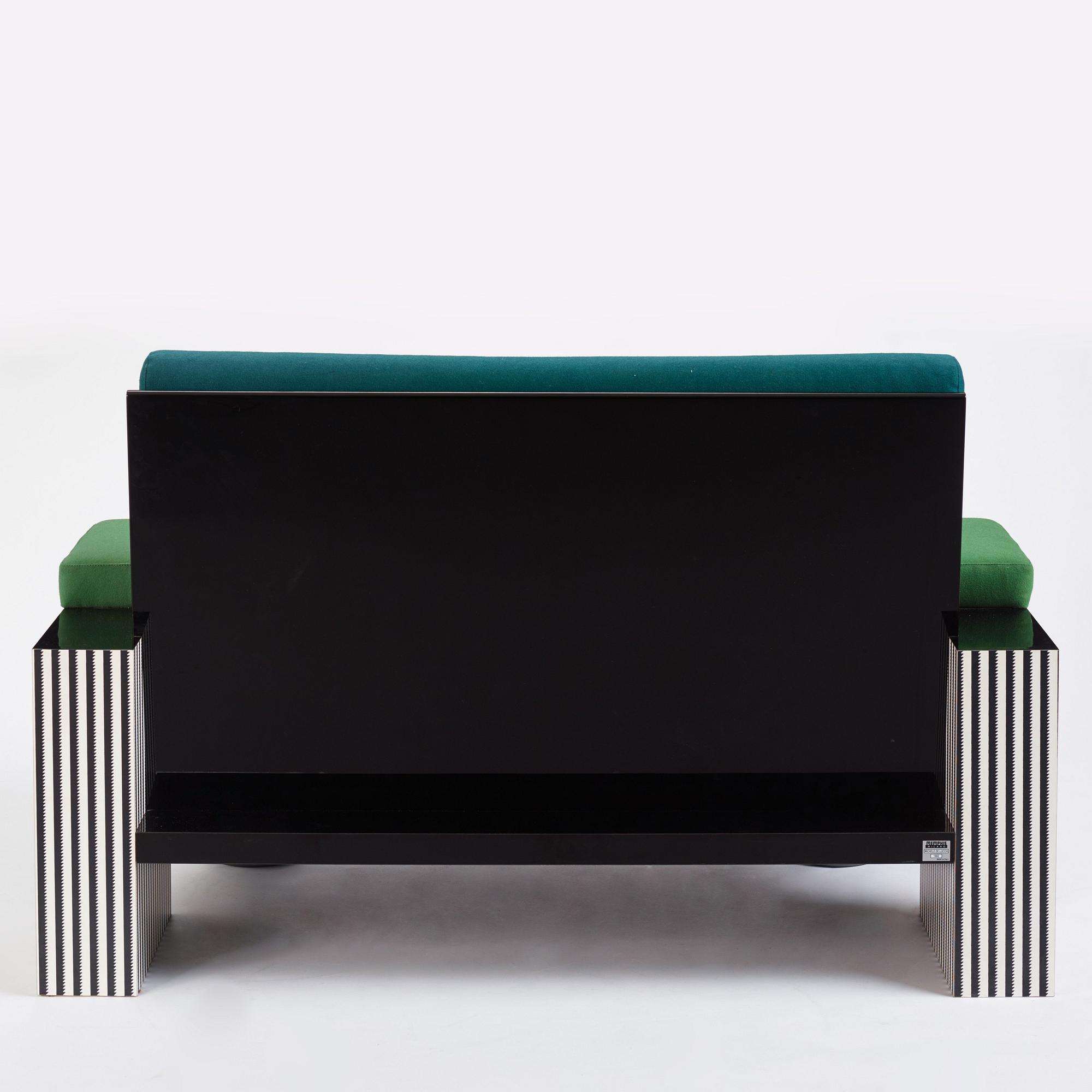 Michele De Lucchi, a "Lido" sofa, Memphis, Italy, post 1982.