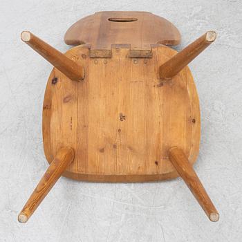 Carl Malmsten,  stolar, 6 st, "Sörgården", Svensk Fur, 1900-talets mitt.