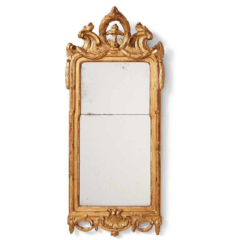 A Swedish Transition mirror by J. Åkerblad 1772.