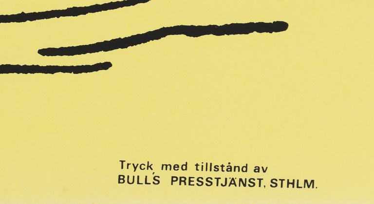 Moomin, offset poster, "Är ni primadonnan ?".
