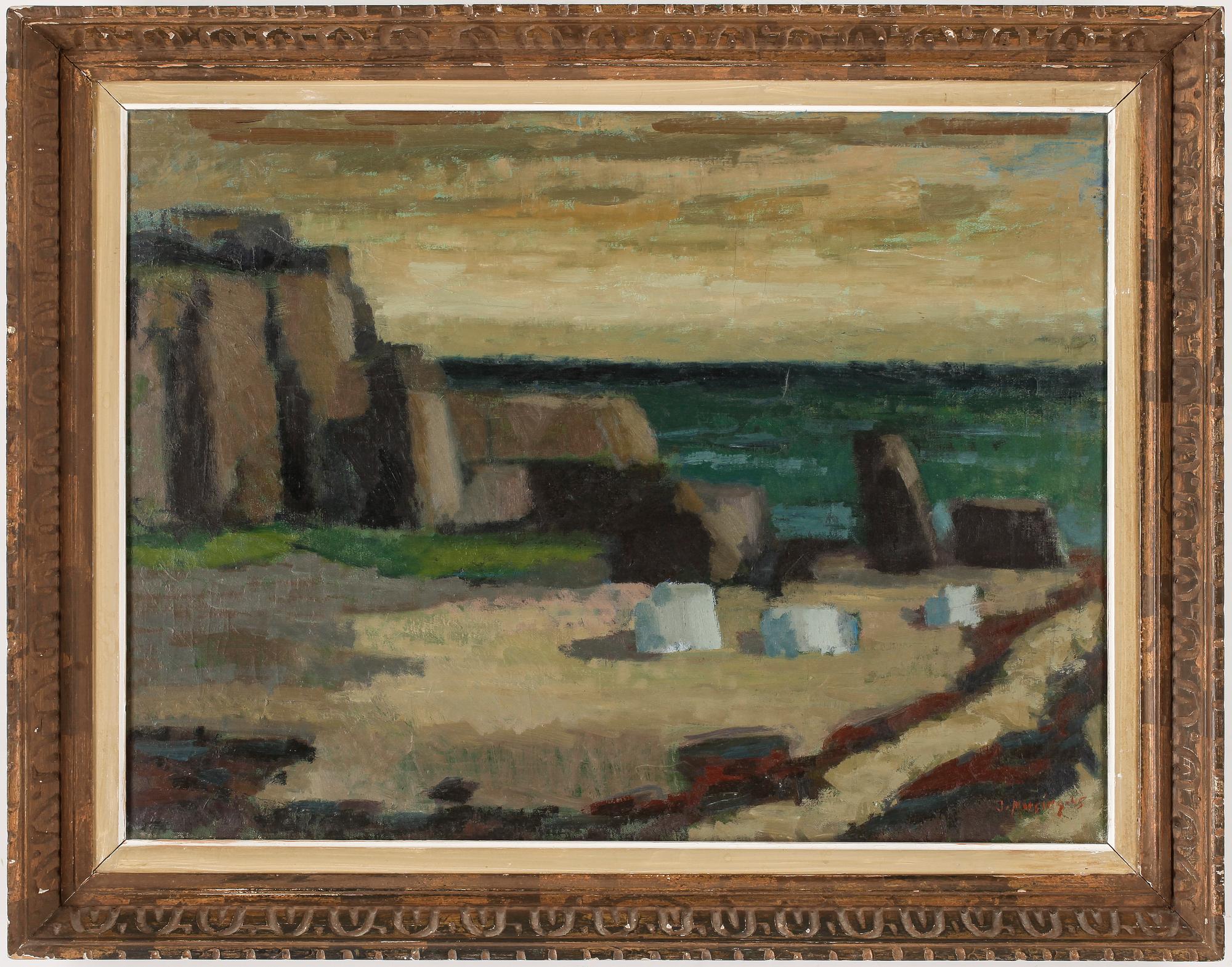 IVAR MORSING, olja på duk, signerad och daterad 1945.