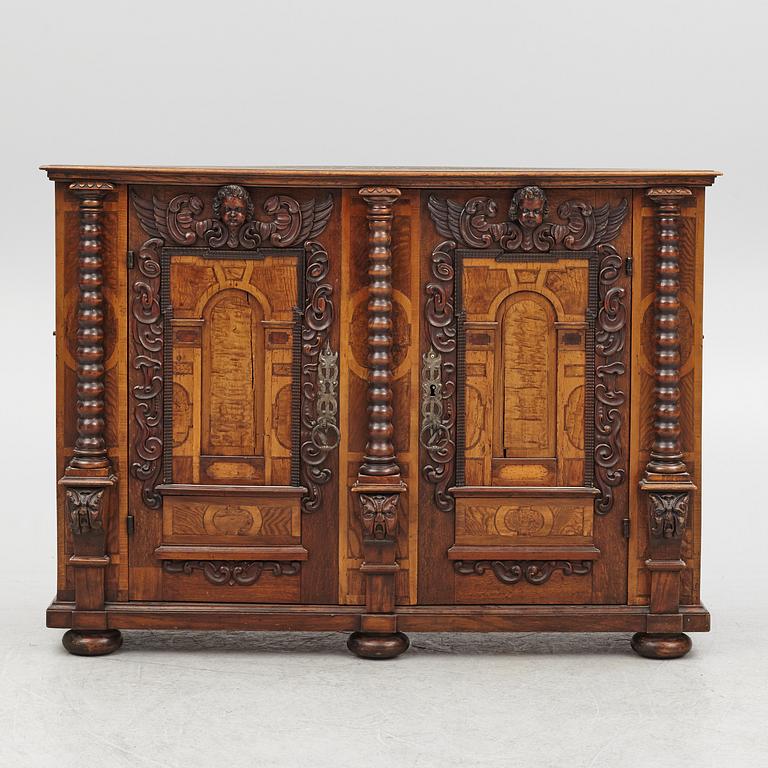 A Baroque style cabinet, 19th Century.