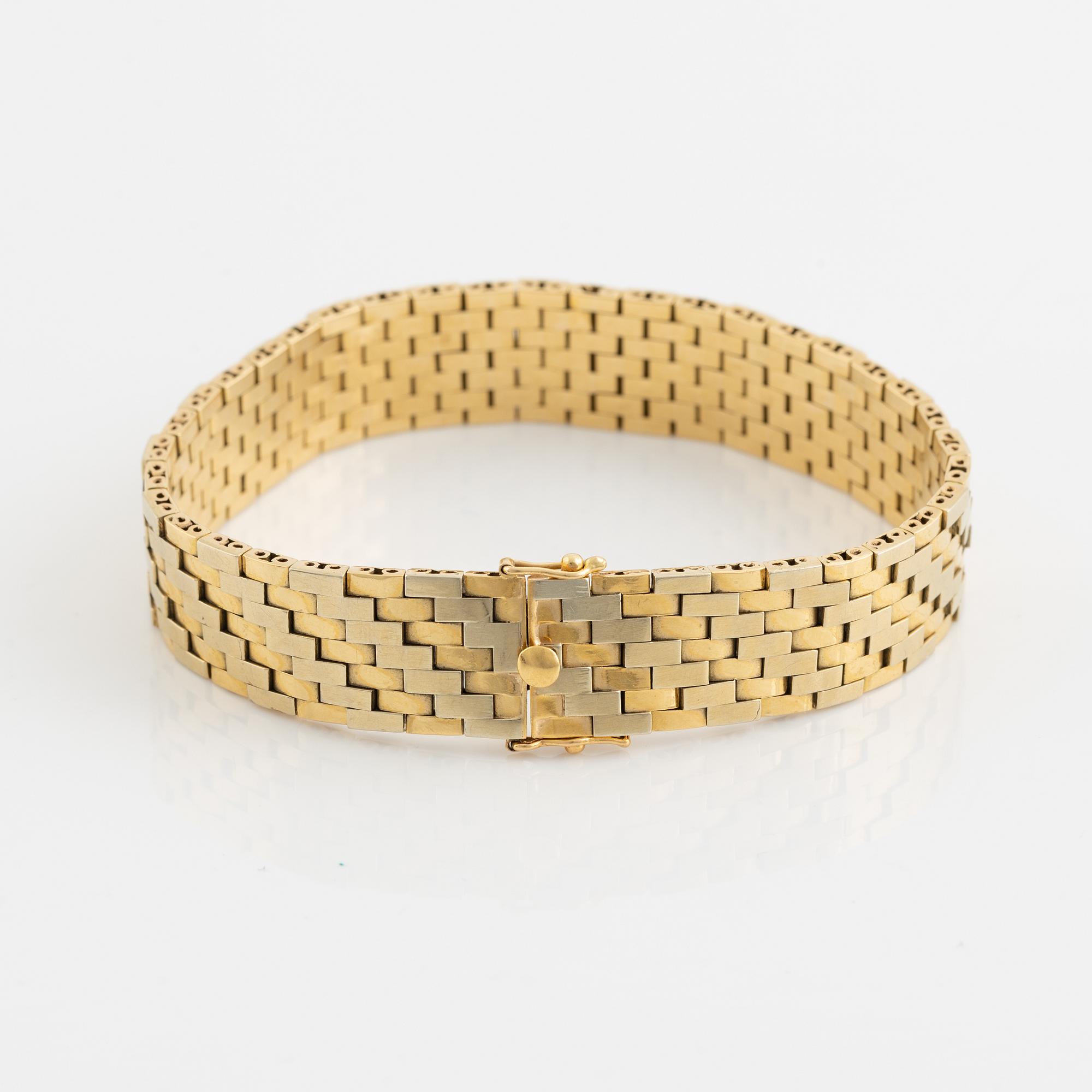 18K gold bracelet, Portugal.