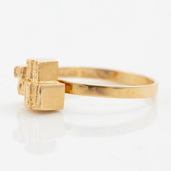Björn Weckström, ring, 18K guld, Finland, för Lapponia.