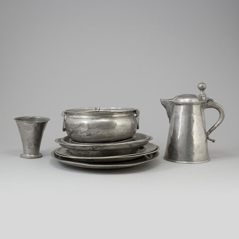 TENNFÖREMÅL, 13 st, 1800-tal.