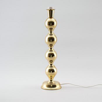 BORDSLAMPA, mässing, 1900-talets andra hälft.