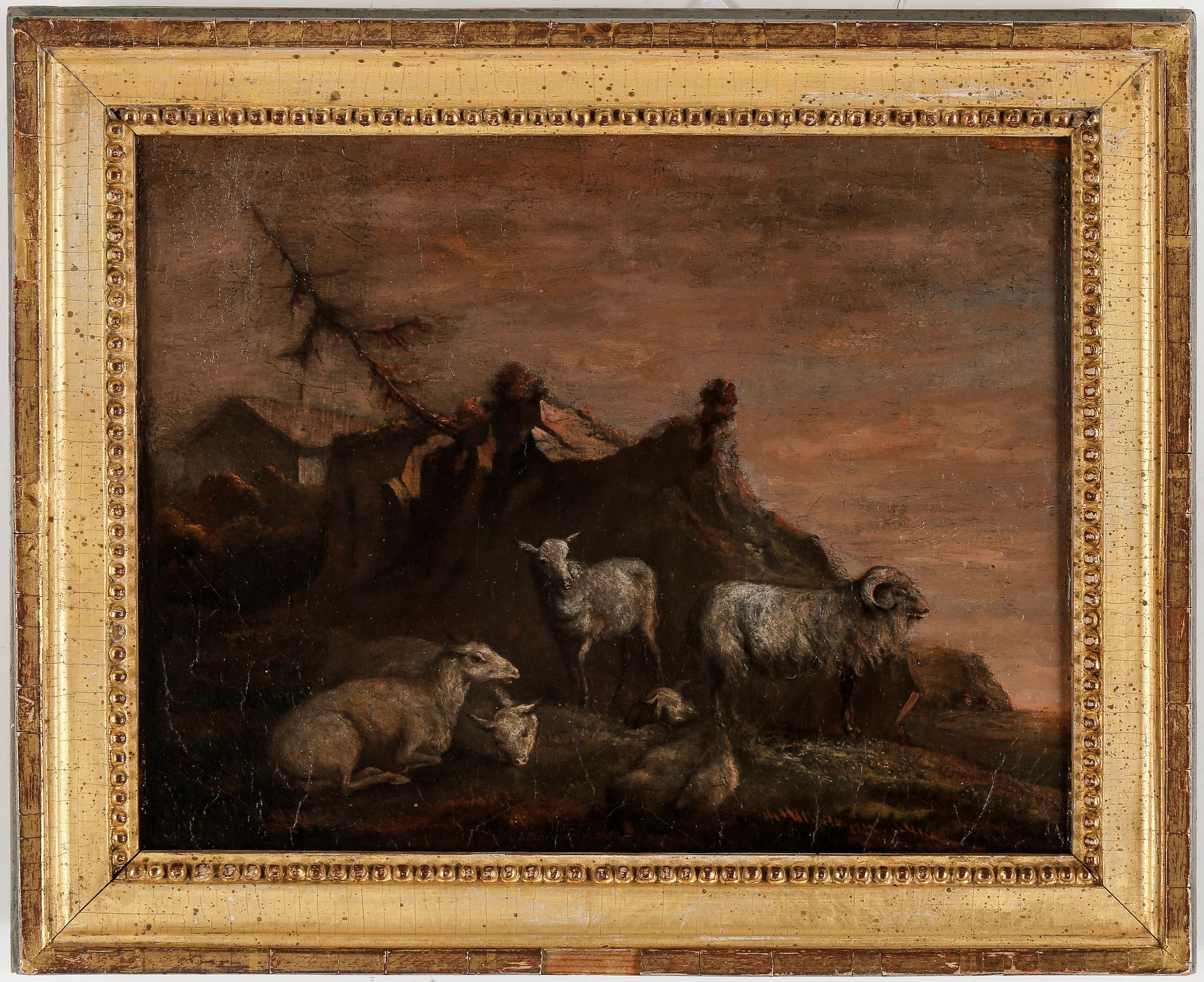 JONAS CARL LINNERHIELM, olja på duk, signerad, daterad 1800.