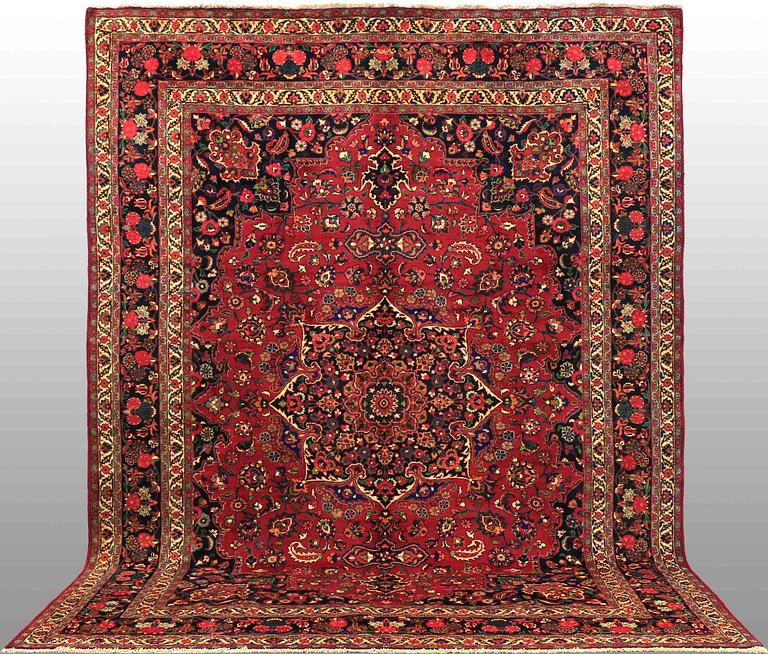 A CARPET, Mashad , signed, around 400 x 310 cm.