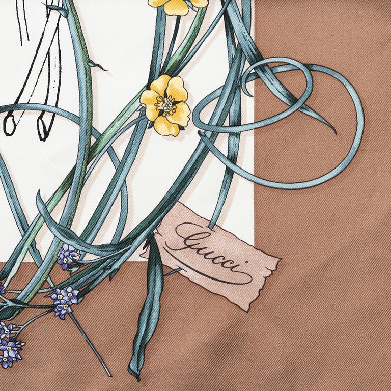 Gucci, scarf, "Flora".