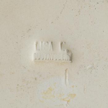 VÄGGPLATTA, Lisa Larson, Gustavsberg, "Gamla stan". Tillverkad 1963-1978.