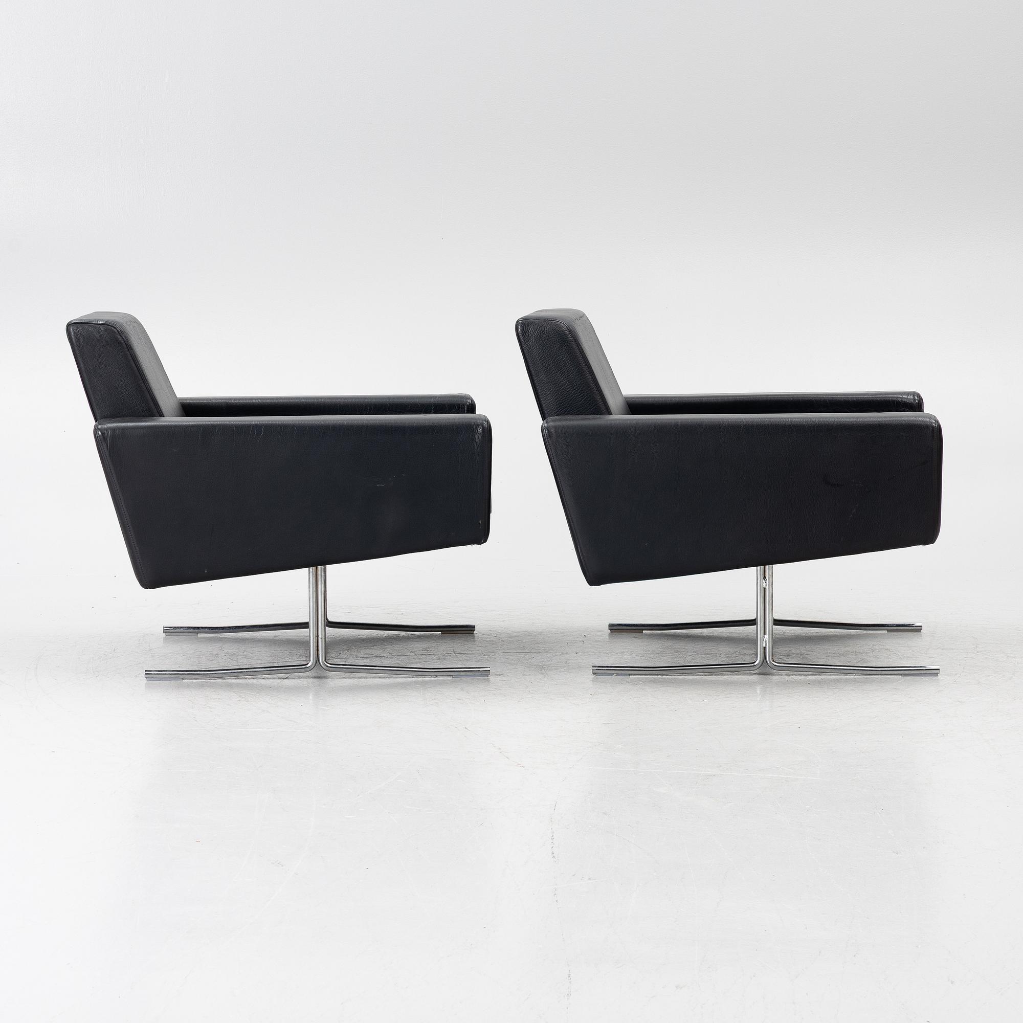 Armchairs, a pair, Danerka, Denmark.
