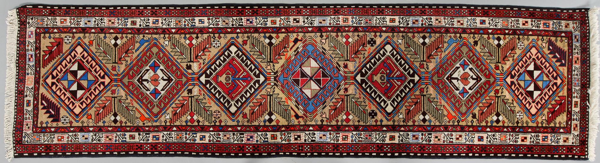 GALLERIMATTA, kaukasisk, 300 x 78 cm, 1900-talets andra hälft.