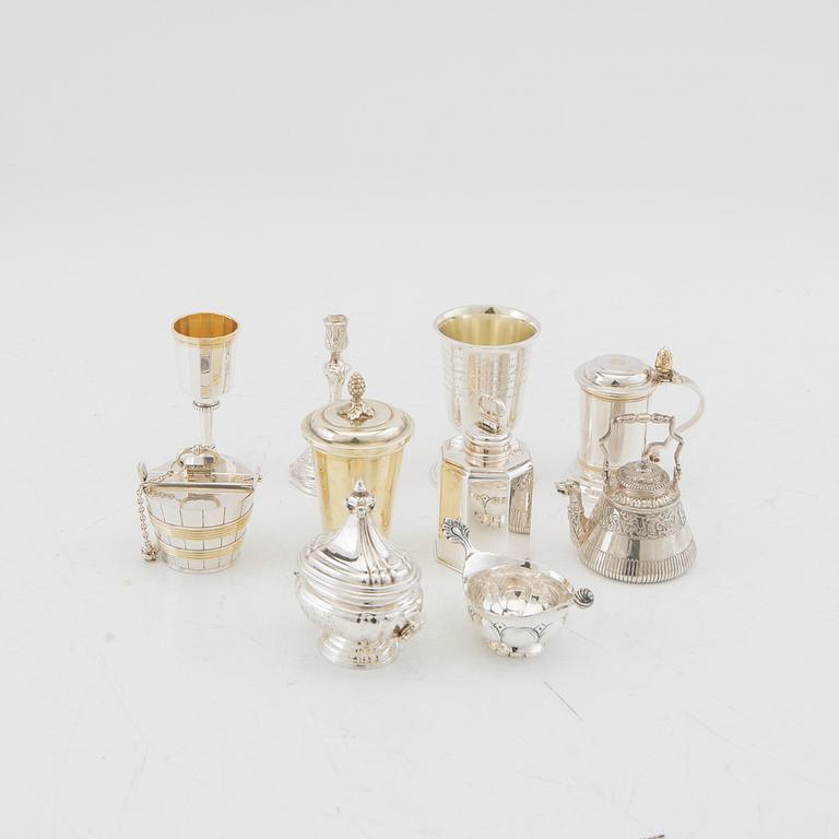 "The Swedish Silver Treasure," 10 miniatures, silver, GAB Uppsala 1981.