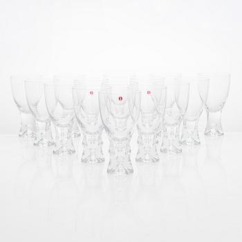 Tapio Wirkkala, A 27-piece set of 'Tapio' glassware for Iittala, Finland, model 2101.