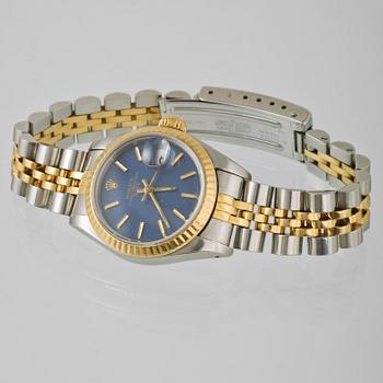 ARMBANDSUR, dam, guld och stål, "Date", Rolex, 1987.