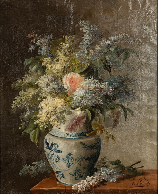 Okänd konstnär, 1800-tal, Blomsterstilleben.