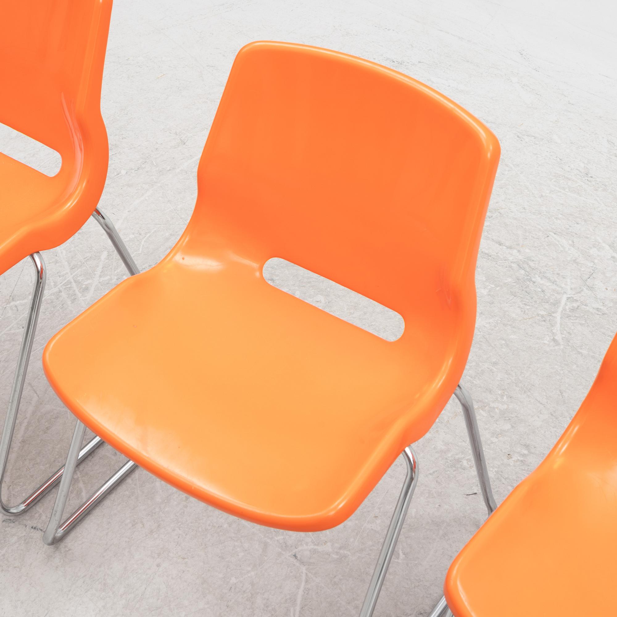 Svante Schöblom, three 'Snille' chairs, from Ikea/Overman, 1970s.