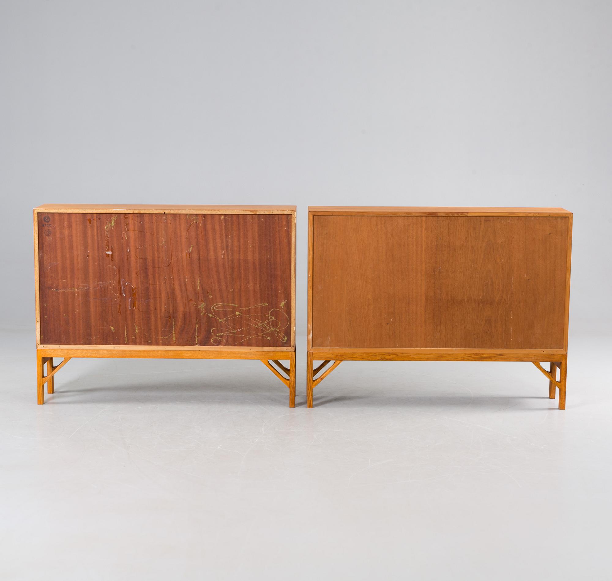 A PAIR OF BOOKSHELVES BY BØRGE MOGENSEN, C.M Madsen, FDB Furnitur.