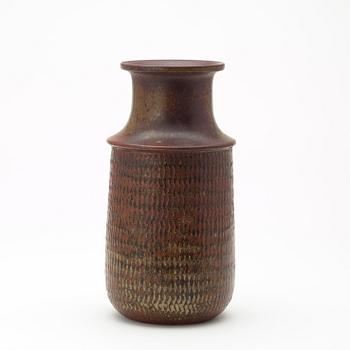 Stig Lindberg, a stoneware vase, Gustavsberg Studio 1967.