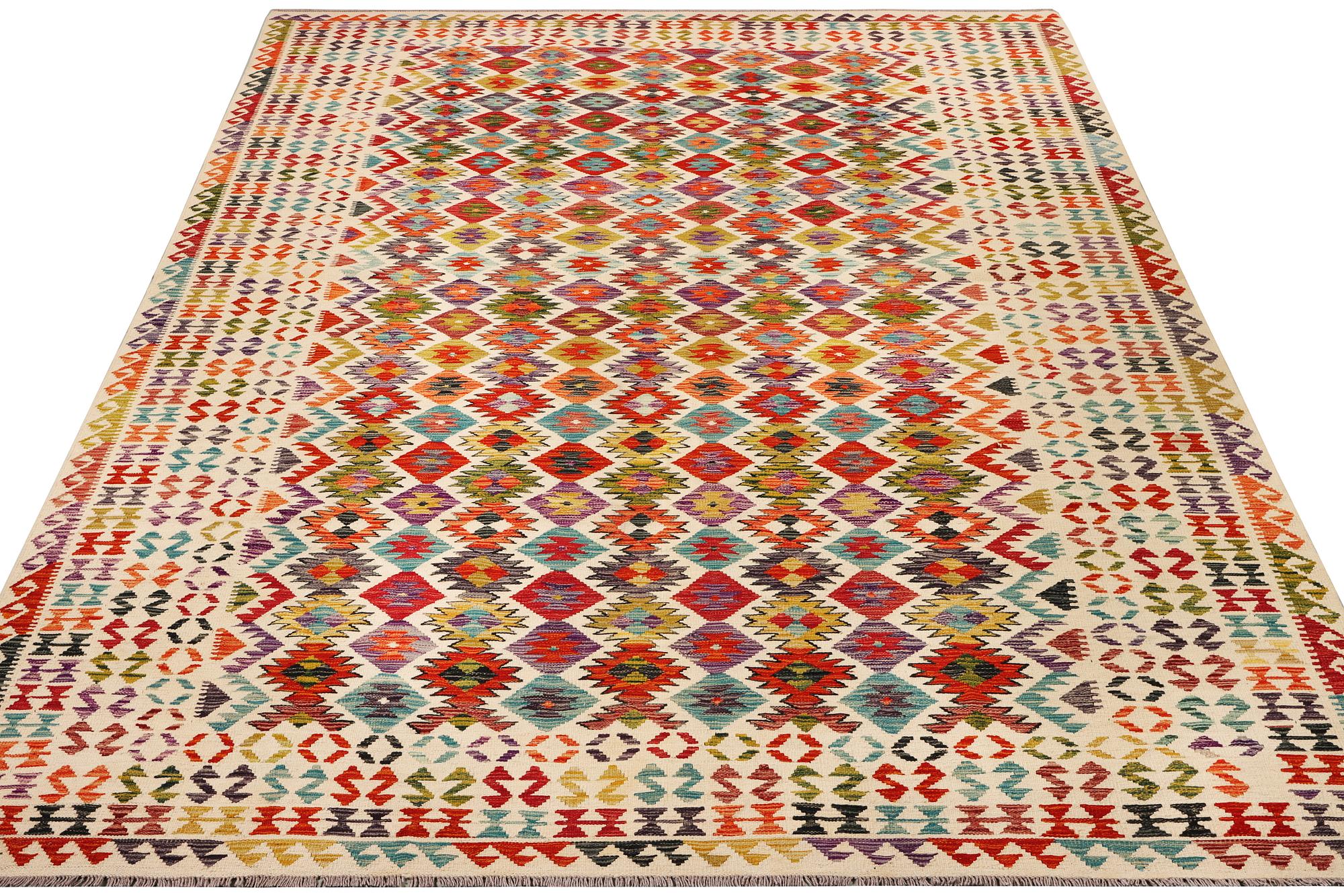 Matta, Kelim, ca. 345 x 247 cm.