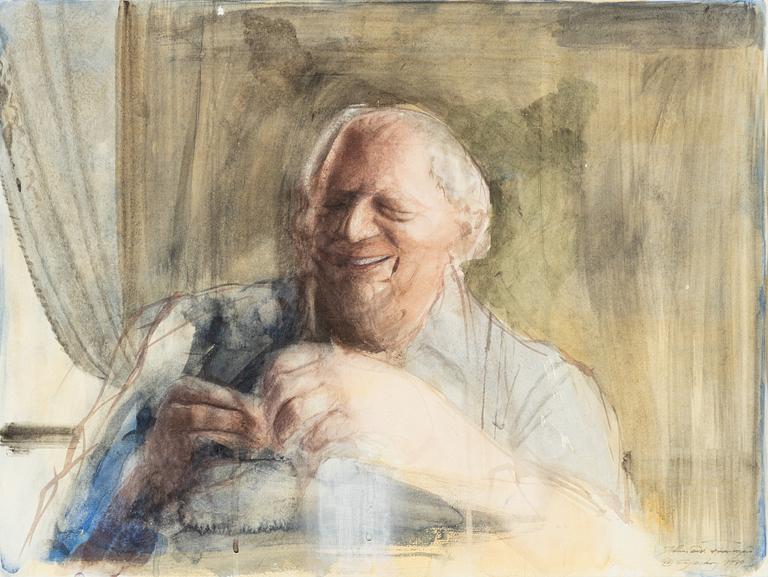 John-E Franzén, "Porträtt av Calle Johansson".