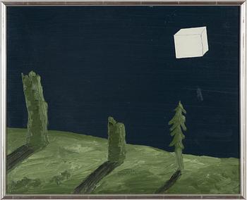 Åke Pallarp, oil on panel, signed.