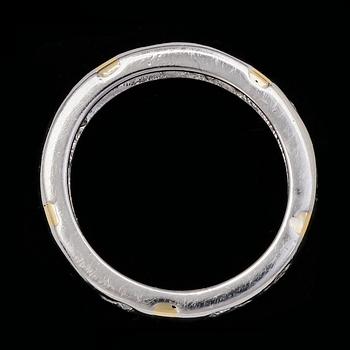 RING, heart cut diamonds, tot. app. 2.50 cts.