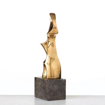 CHRISTIAN BERG, Polished bronze.Signed C.B. Copy no 1. (Edition of 5). The motif conceived 1972.