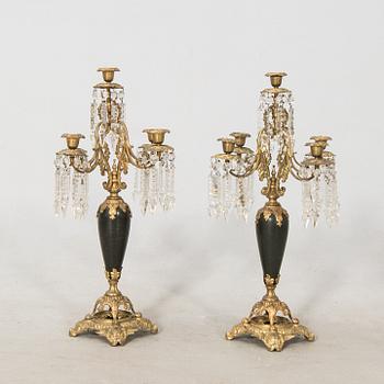 Candelabras, a pair, Neo-Rococo, circa 1900.