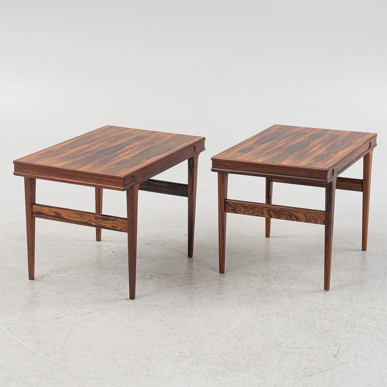 Johannes Andersen, sidobord, ett par, 1960-tal.