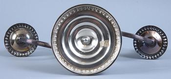 KANDELABER, sterlingsilver, Peru, 1900-tal. 875 gram.