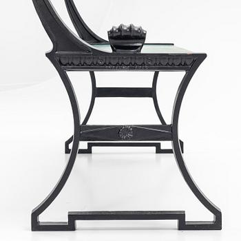 Folke Bensow, Garden sofa, "Sneckan", Byarums Bruk, late 20th century.