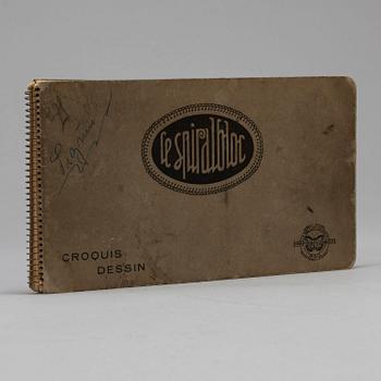 JOHANNES RIAN, sketch book, dated Paris, May 1929.