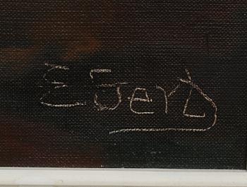 EDIT GERT, olja på duk, signerad.