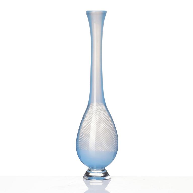 Sven Palmqvist, fyra delar, glas, Kraka, Orrefors 1940-50-tal, nr 34, 170, 359 samt en osignerad.