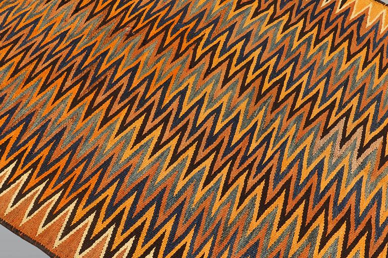 A carpet, Persian Nomad Kilim, ca 267 x 145 cm.