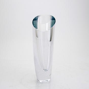 Göran Wärff, a signed glass vase from Kosta Boda.