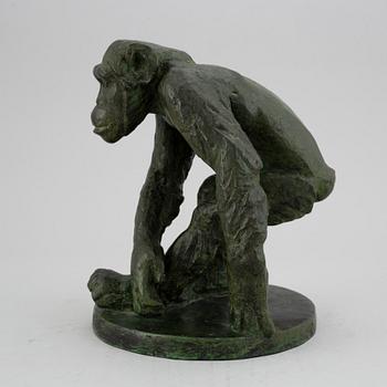 NILS OLSSON, sculpture. Bronze. Signed. Dated. H:22.