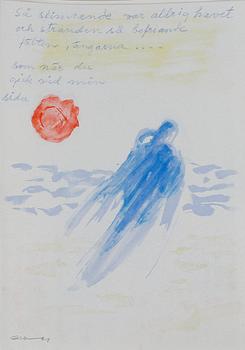 GÖSTA WERNER, 2 kassetter med 61 signerade färglitografier.