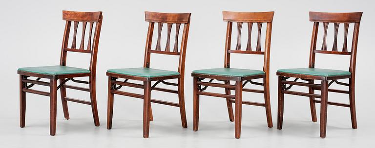 STOLAR, 4 st, Louis Rastetter & Sons Co, USA, 1900-talets första hälft.