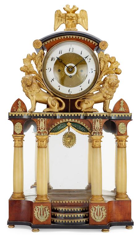 An Austrian early 19th century mantel clock.