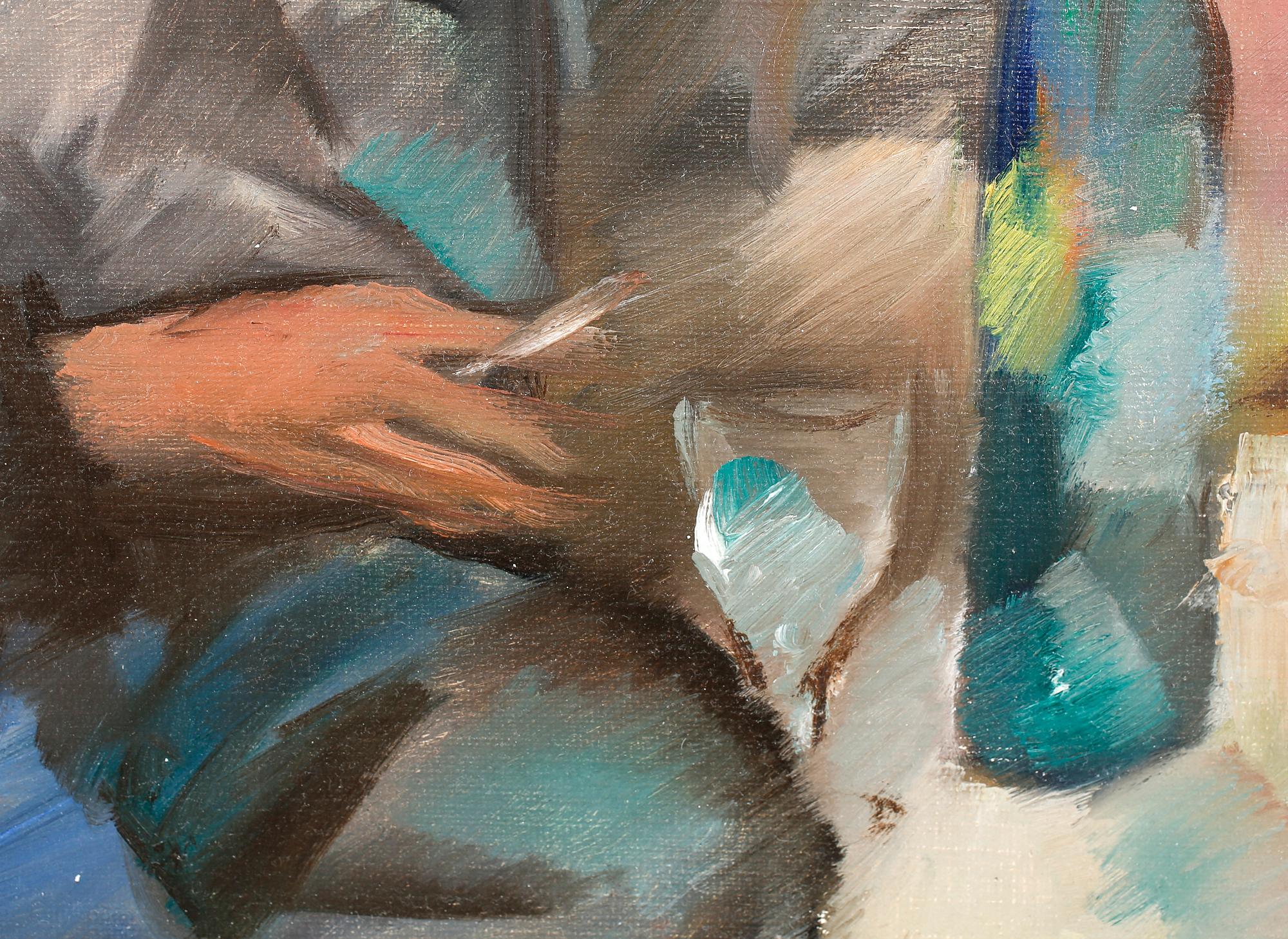 JULES SCHYL, oil on canvas, signed and dated 1924.