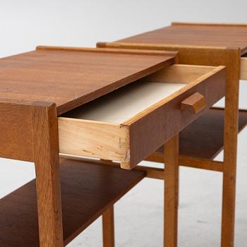 Sängbord, ett par, 1950/60-tal.
