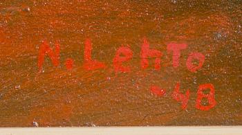 Nikolai Lehto, Twilight Landscape with Girl and Troll.