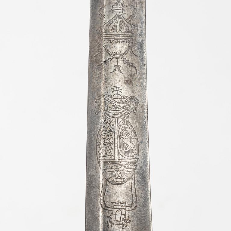 A Danish saber, end of the 18th Century.