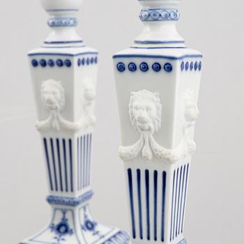 A 90-piece "Musselmalet" porcelain dinner and coffee service, mostly full lace, Royal Copenhagen, Denmark.