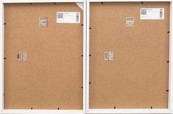 Camilla Pyk, a set of two lithographs signed and numbered.