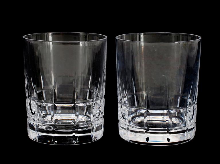 WHISKYGLAS, 12 st, glas, Vicke Lindstrand, "City", Kosta.