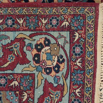 A RUG. Semi-antique Teheran. 196,5 x 142,5 cm.